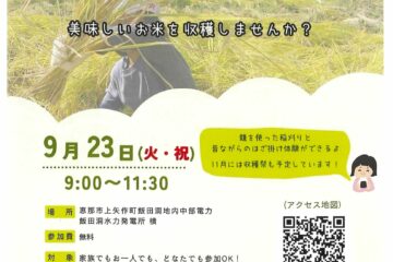 はざ掛け　稲刈り体験